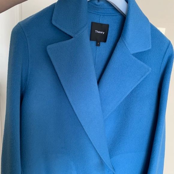 ✨SOLD ✨Theory Wool Cashmere Coat - Picture 2 of 12